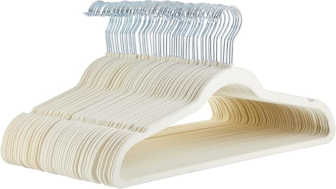 Amazon Basics Perchas de Terciopelo para Trajes